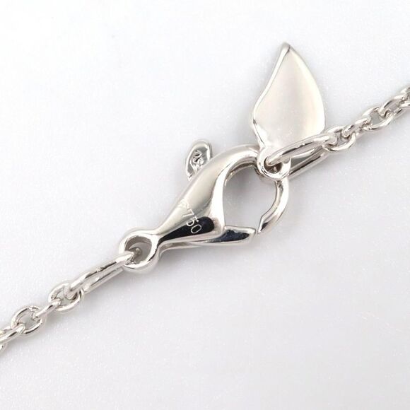 Piaget Magic Secret Leaf Diamond Necklace K18WG - Picture 3 of 7